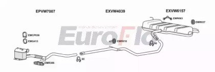 Система выпуска ОГ EuroFlo VWGOLP20D 1004B